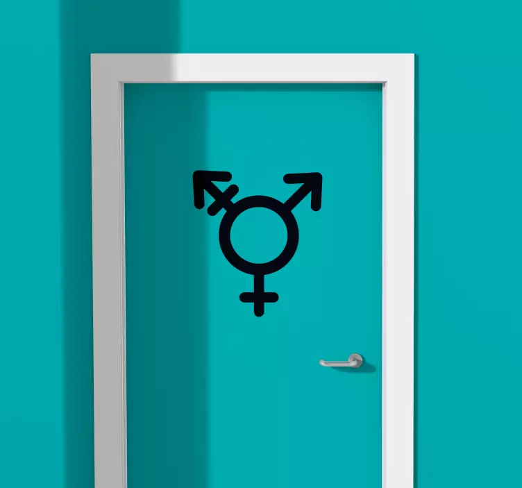 Autocolante sinalética ícone inclusivo - TenStickers