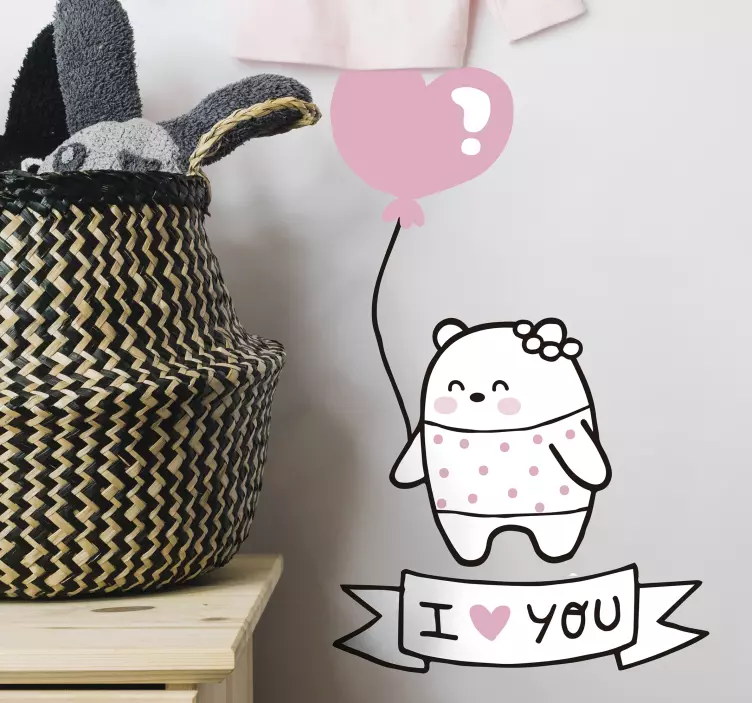 Autocolantes de peluches e bonecos urso - TenStickers