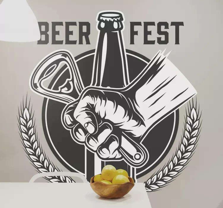 Autocolantes de bebidas Festa da cerveja - TenStickers