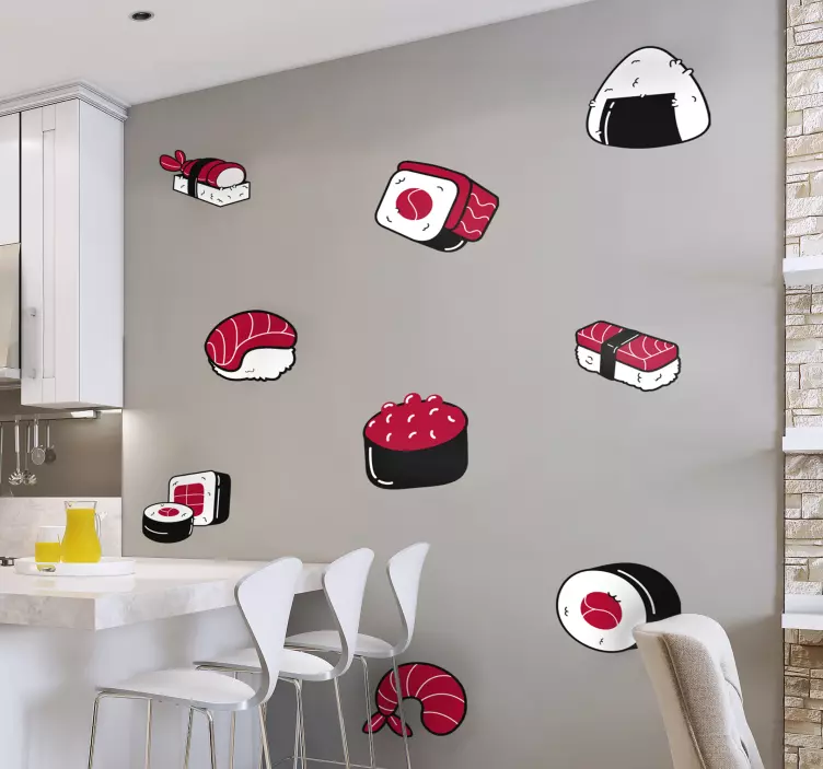 Autocolantes de comida Sushi - TenStickers