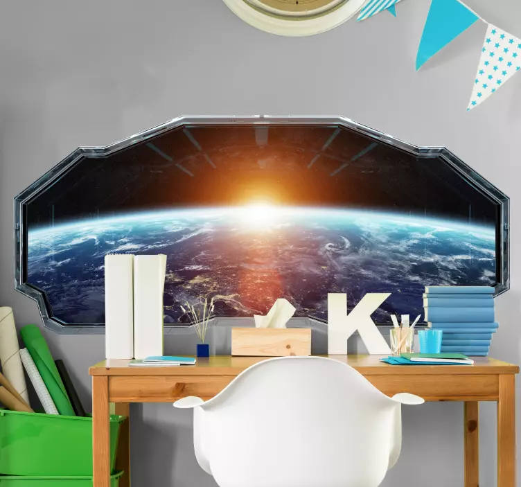 Autocolante de efeitos visuais visão espacial - TenStickers