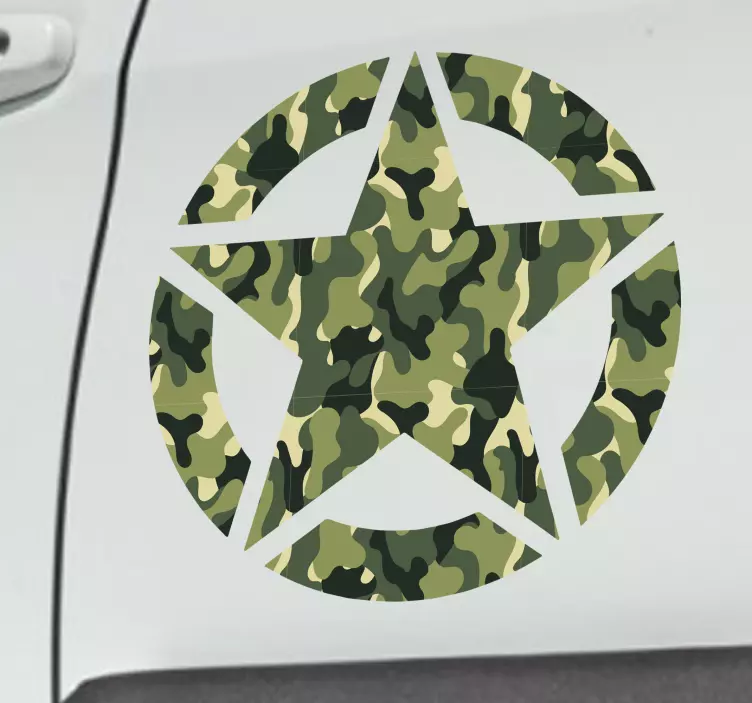 Autocolantes de figura  estrela militar - TenStickers