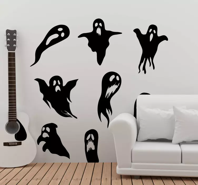 Autocolantes de halloween Fantasmas - TenStickers