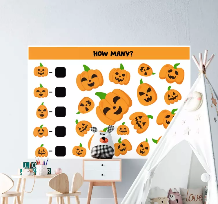 Autocolantes de halloween Operações matemáticas - TenStickers
