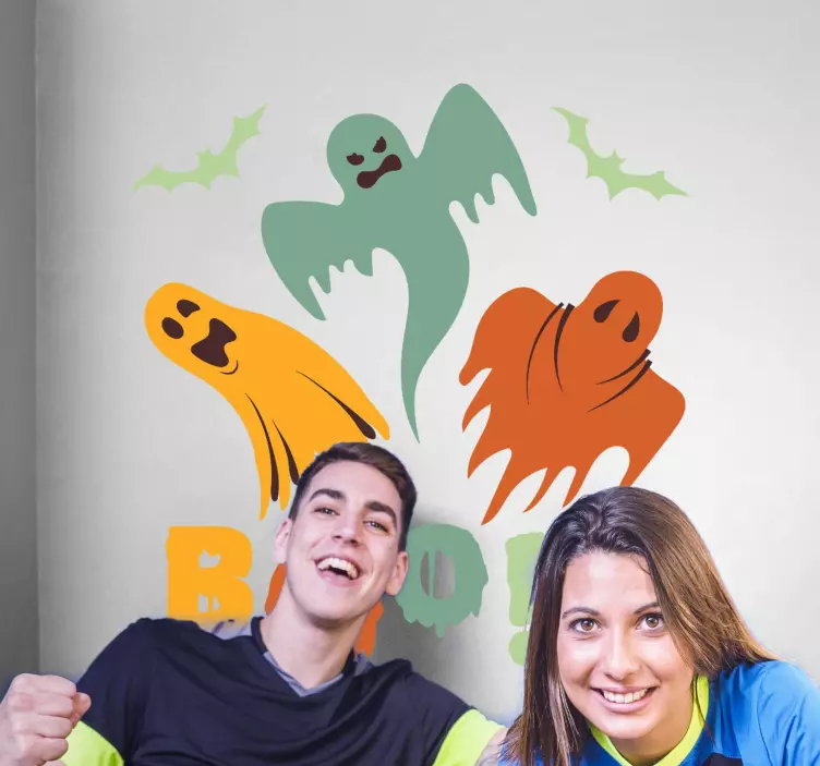 Autocolantes de halloween Vaia fantasma - TenStickers