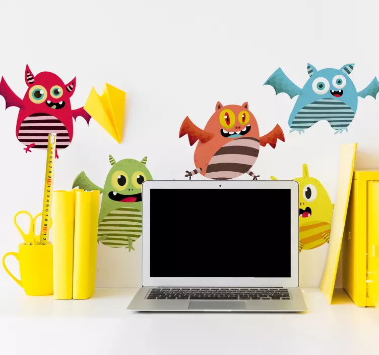 Autocolantes de Monstros Monstros voadores - TenStickers