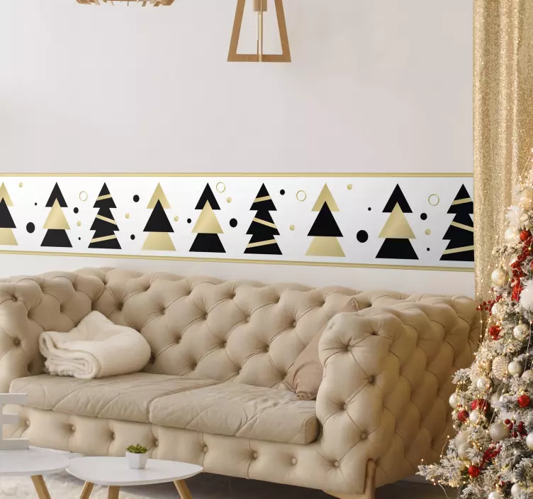 Autocolantes de Natal árvore de natal elegante - TenStickers