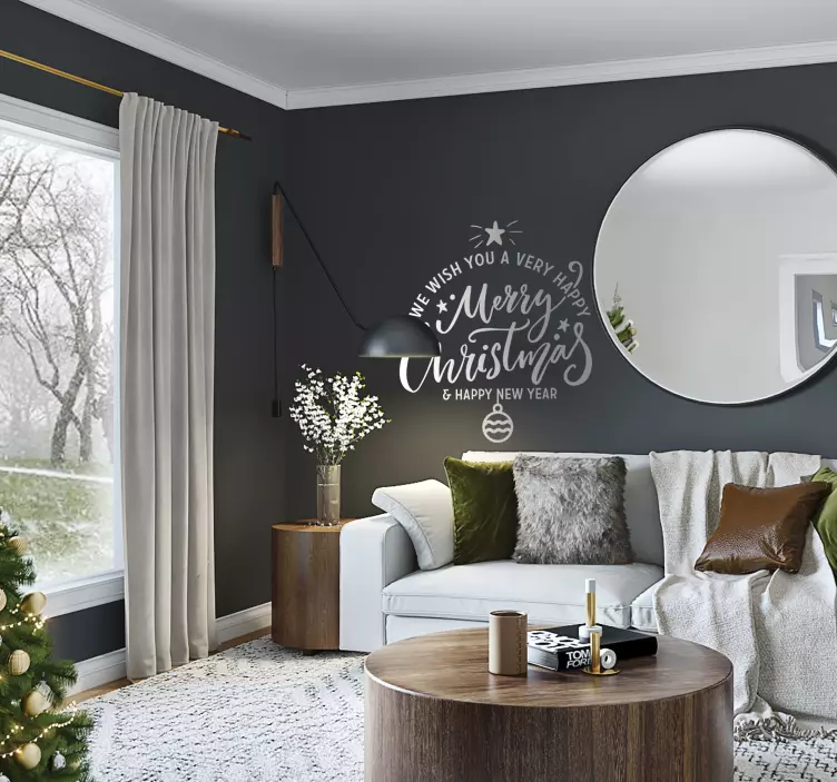 Autocolantes de Natal Decoração original de feliz natal - TenStickers