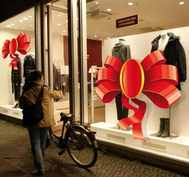 Autocolantes de Natal Um arco de natal - TenStickers