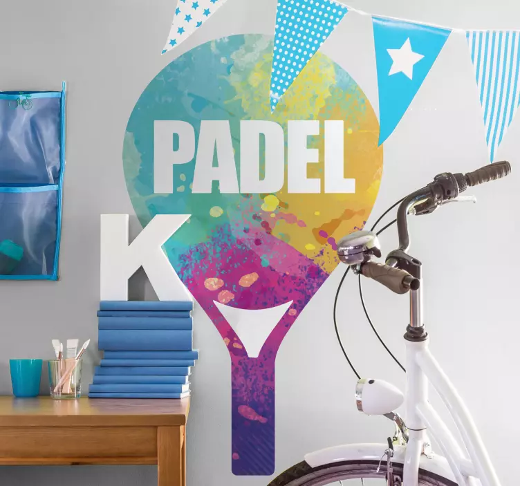 Autocolantes de outros desportos Raquete de padel - TenStickers