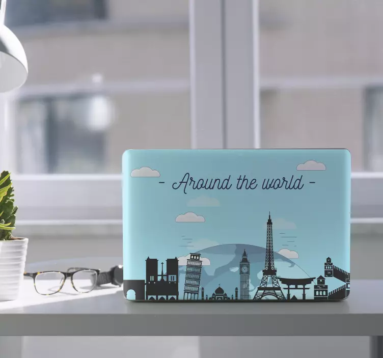 Autocolante de viagem e aventura no mundo - TenStickers