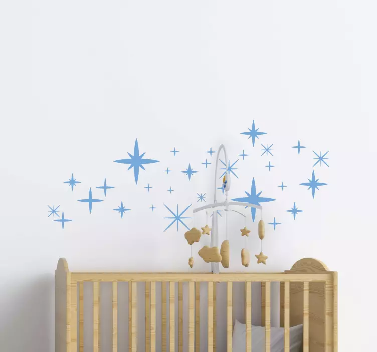 Autocolantes do espaço Estrelas minimalistas - TenStickers