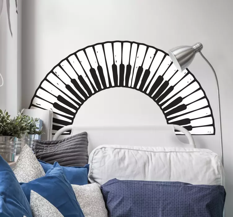 Autocolantes Musicais Teclado de piano - TenStickers