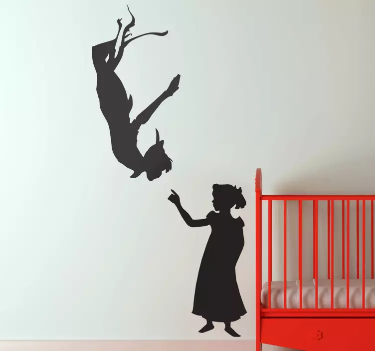 Vinis decorativos wendy & peter pan - TenStickers