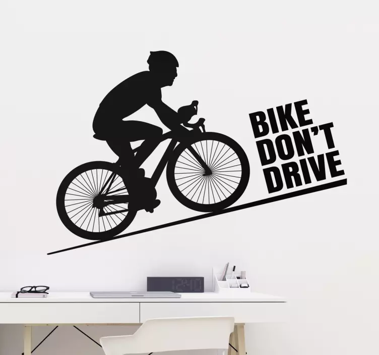 Autocolantes desporto don't drive - TenStickers