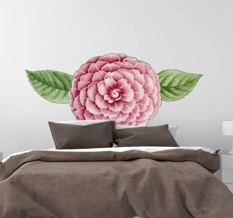 Adesivo decorativo flores Flor peônia única - TenStickers