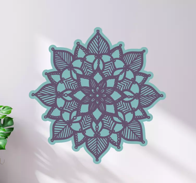 Adesivo decorativo flores Flor zen loto - TenStickers