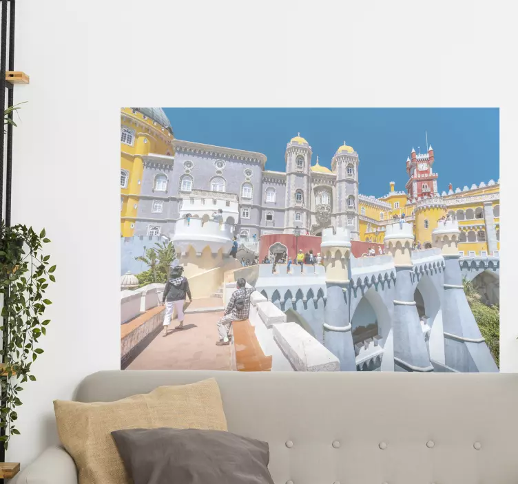 Autocolantes lugares Palácio da Pena - Sintra - TenStickers