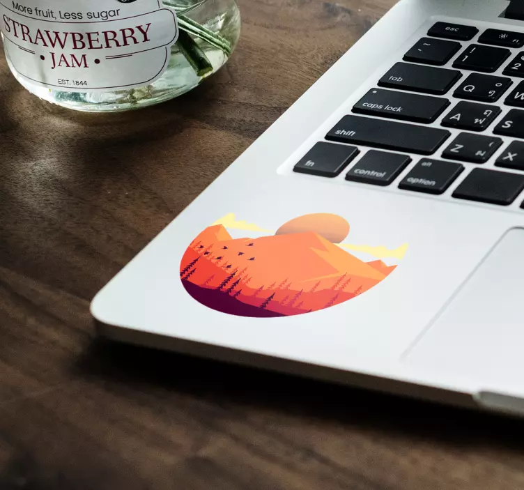 Autocolantes lugares relevo montanhoso - TenStickers