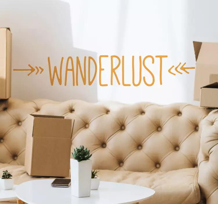 Autocolantes lugares wanderlust simples - TenStickers