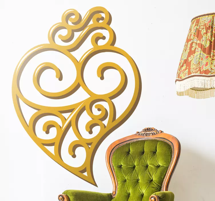 Autocolantes originais coração de viana - TenStickers