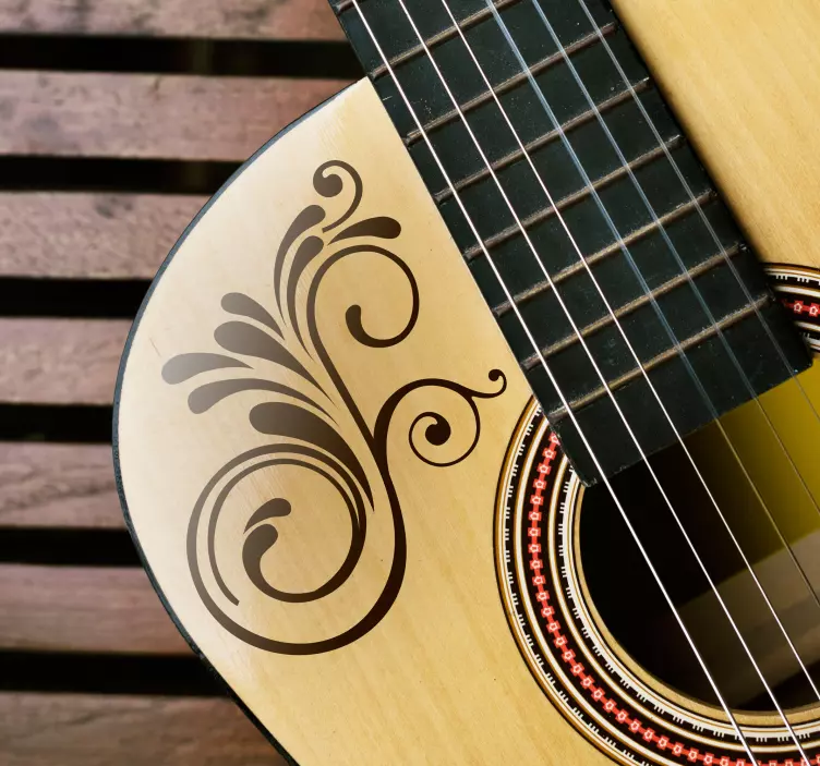 Autocolantes ornamentais detalhe floral - TenStickers