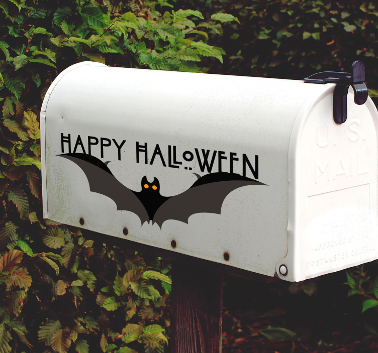 Autocolantes para casa Morcego Feliz Halloween - TenStickers