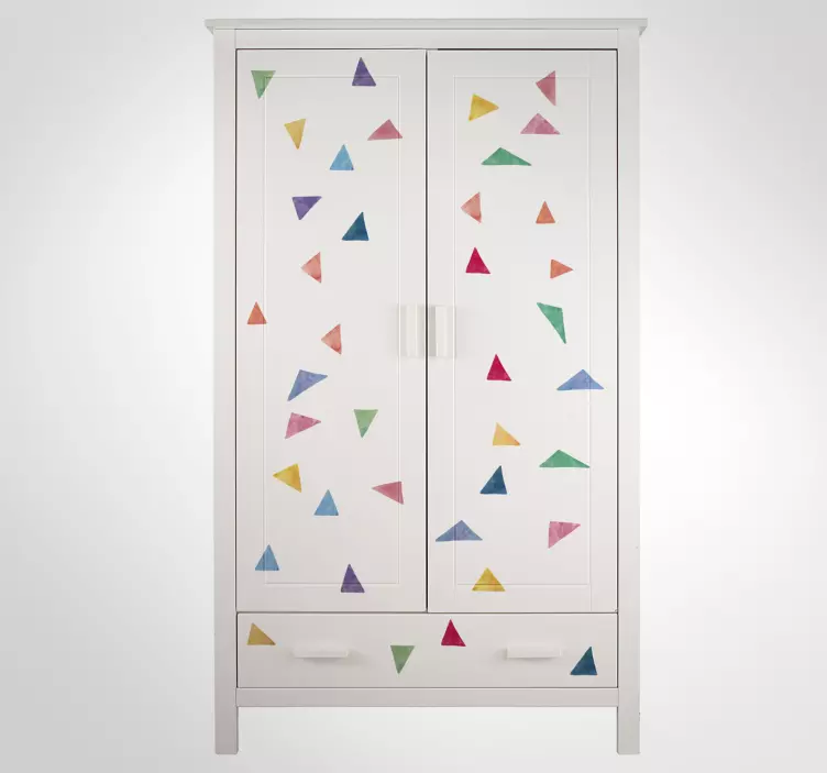 Autocolantes para portas triangulos - TenStickers
