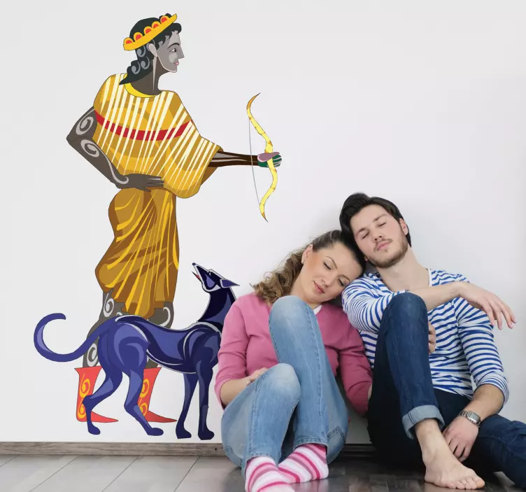 Autocolantes para sala de jantar Deusa Artémis - TenStickers