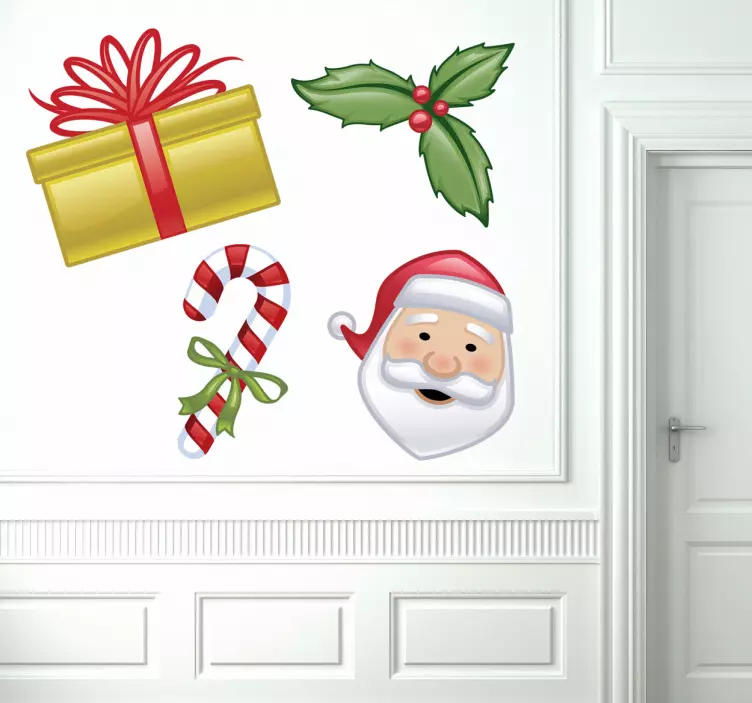 Autocolantes pequenos decorativos de natal - TenStickers