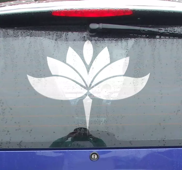 Autocolantes pequenos decorativos lotus yoga - TenStickers