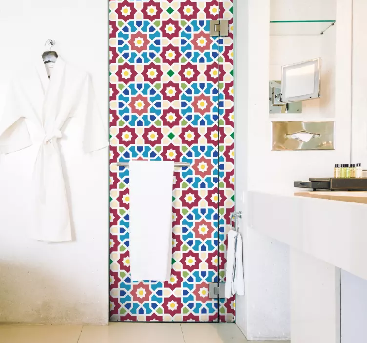 Azulejo hidráulico parede árabe - TenStickers