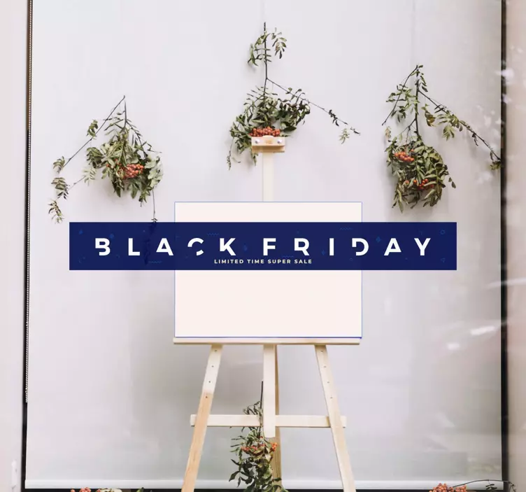 Vinil autocolante Black friday elegante - TenStickers