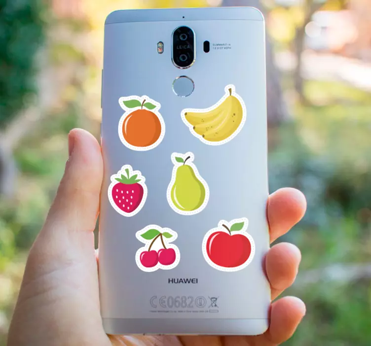 Conjunto de frutas huawei phone sticker - TenStickers