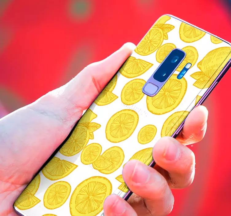 Autocolantes samsung de desenho a laranja e limão - TenStickers
