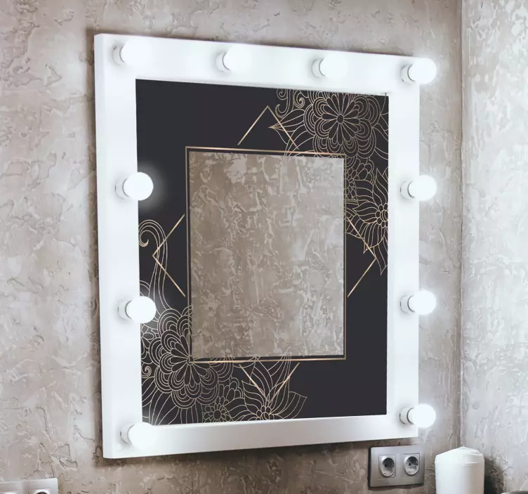 Vinil para espelhos Flores da primavera - TenStickers