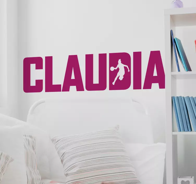 vinil autocolante decorativo jogador de basket - TenStickers