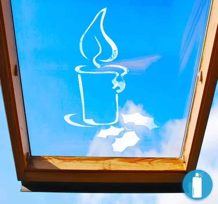 Modelo de vinil decoração natal - TenStickers