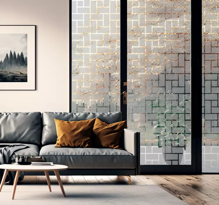 Adesivo para vidros ladrilhos Translúcidos - TenStickers