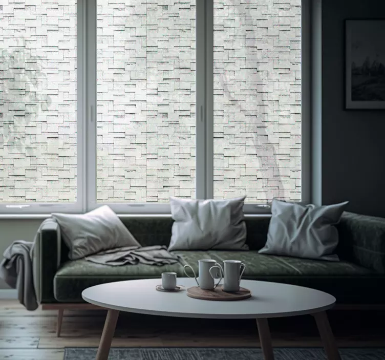 Adesivo para vidros textura Translúcida - TenStickers