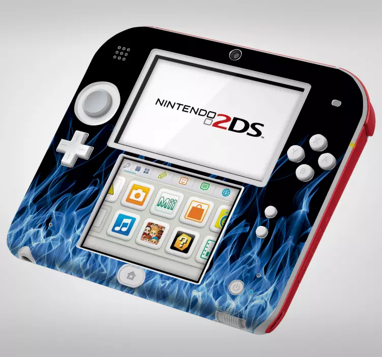 Skin para nintendo chamas azuis - TenStickers