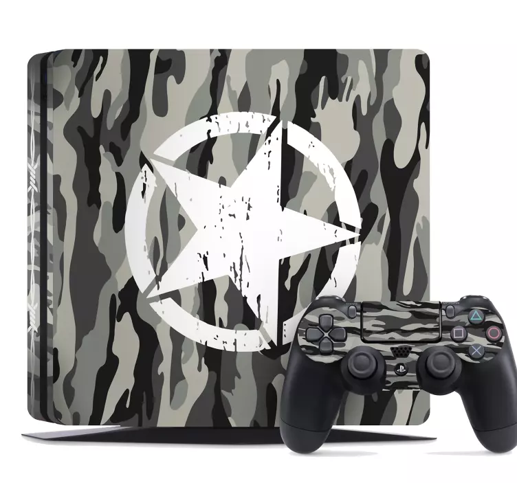 Skin para PlayStation 4 camuflagem - TenStickers