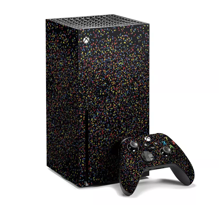Skin para Xbox brilho preto - TenStickers