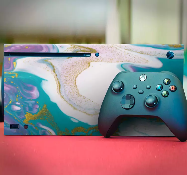 Skin para Xbox detalhes em padrão de mármore - TenStickers