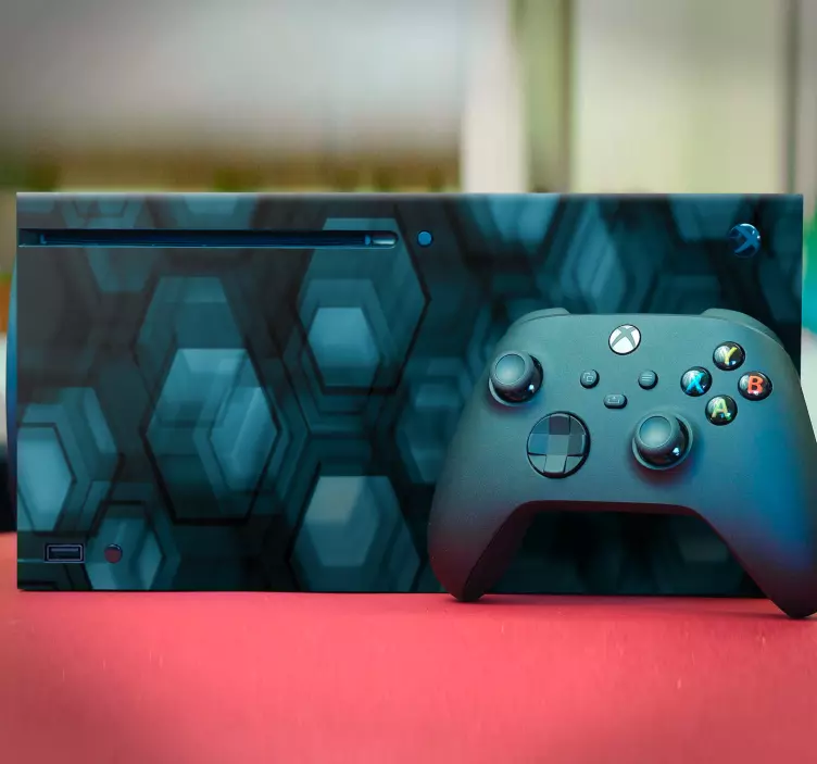 Skin para Xbox padrão hexagonal - TenStickers