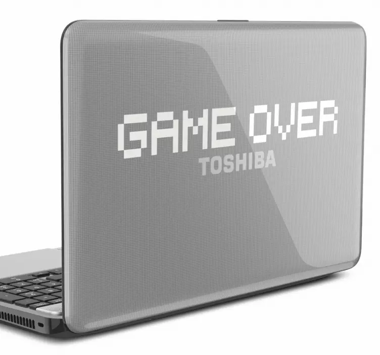 Sticker decorativo Game Over laptop - TenStickers
