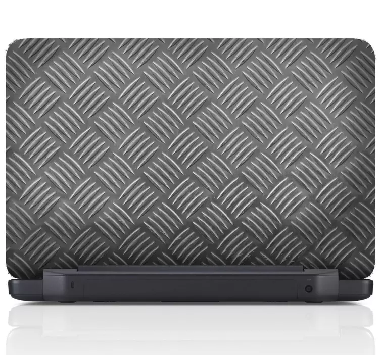 Sticker decorativo painel de metal laptop - TenStickers