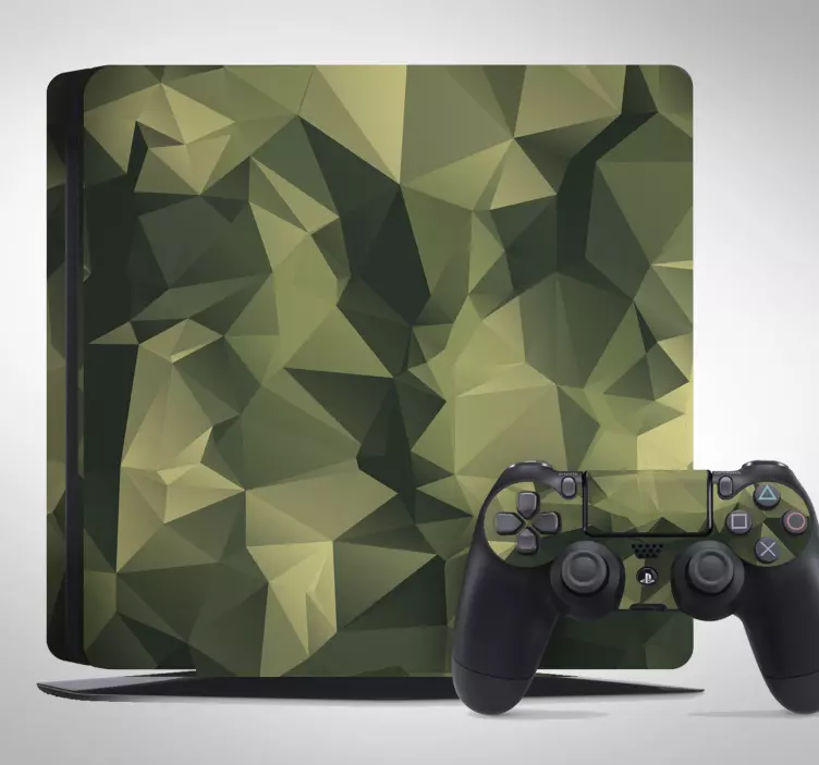 Vinil adesivo para PS4 camuflagem - TenStickers