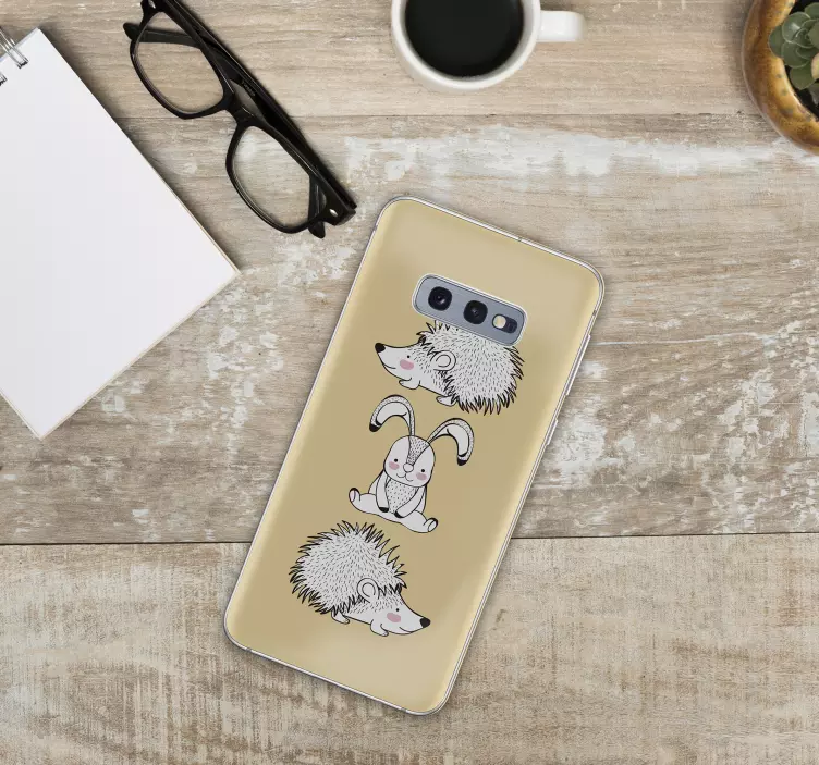 Autocolante telemóvel samsung de porco-espinho - TenStickers