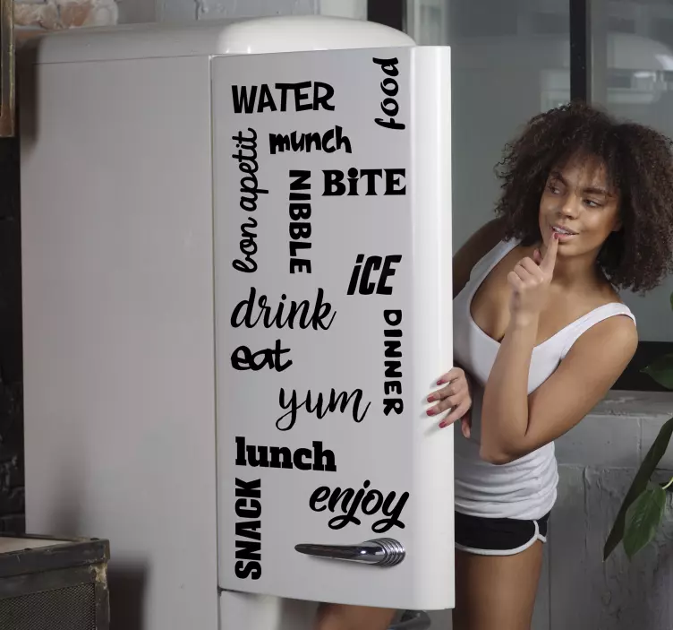 Autocolante para frigorífico Bon appetit - TenStickers